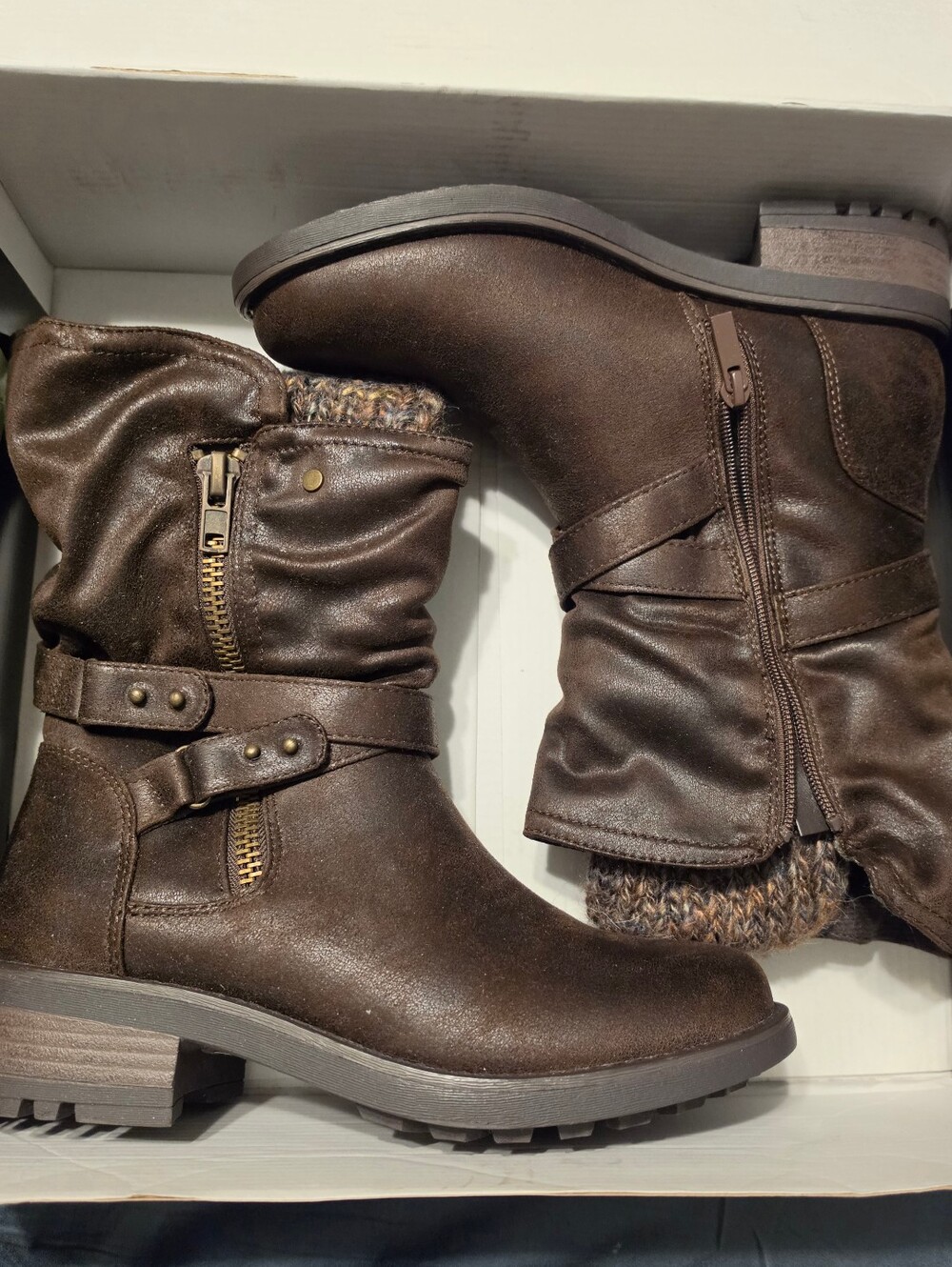 Torrid Stylish Brown Boots (Size 8W) NWOT